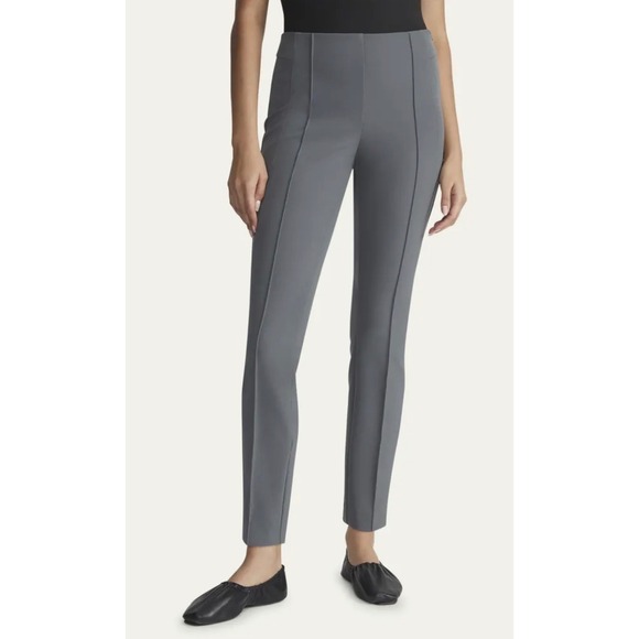 Lafayette 148 New York Pants - Lafayette 148 Gramercy Pintuck Acclaimed Stretch Pants Shale Womens Size 14